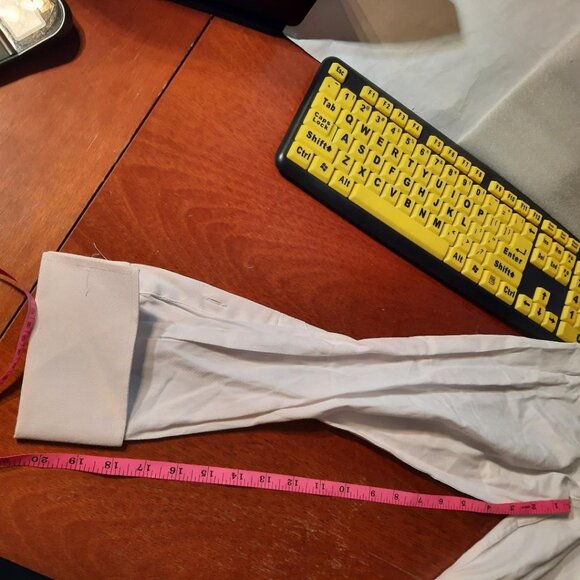 NEW ! Design in Italy Men Long Sleeve Button Down Shirt White Size16 1/2(34-35) - Picture 8 of 10